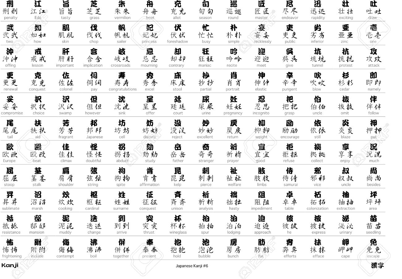 Japanese Kanji - 2092938.
