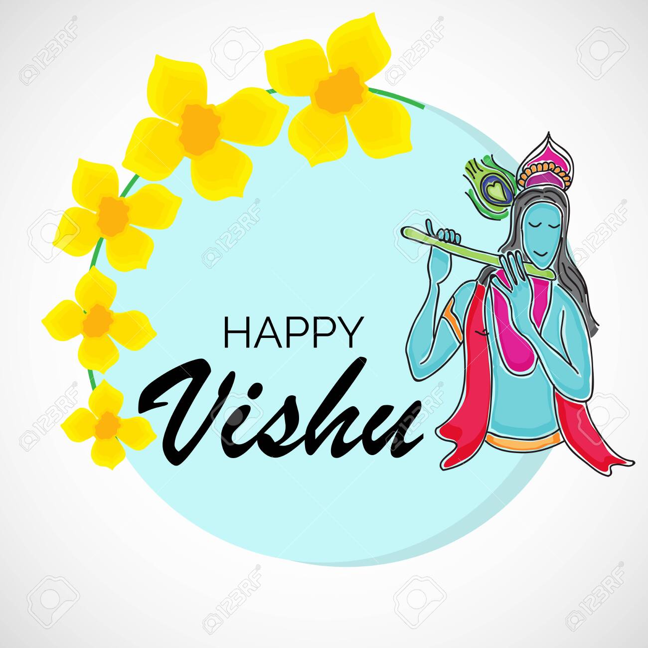 Vector Illustration Of A Background For Traditional Indian ...