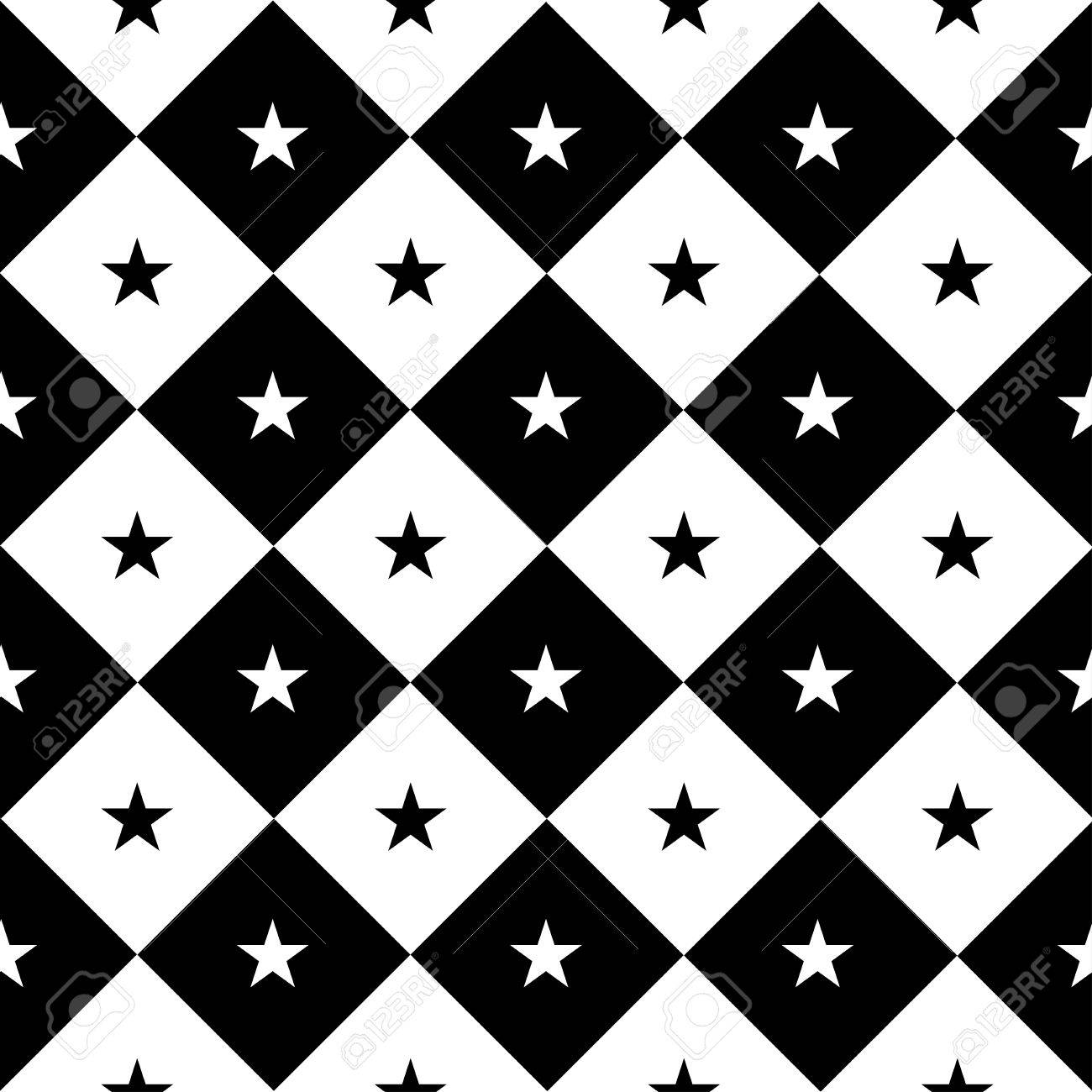 Star Black White Chess Board Diamond Background Vector Illustration Royalty Free Cliparts Vectors And Stock Illustration Image