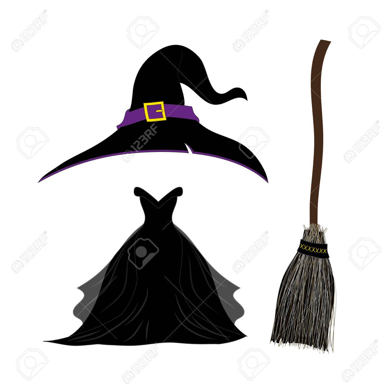 black gothic witch dress