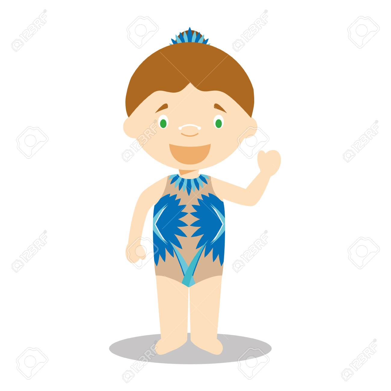 Sports Cartoon Vector Illustrations Synchronized Swimming Royalty Free Cliparts Vectors And Stock Illustration Image 104573914 123rf