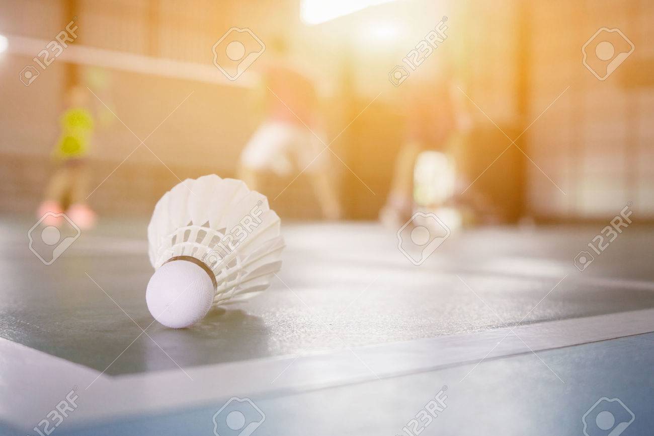 A Set Of Badminton Concept Badminton Ball Shuttlecock And Racket Stock Photo Picture And Royalty Free Image Image 62836189