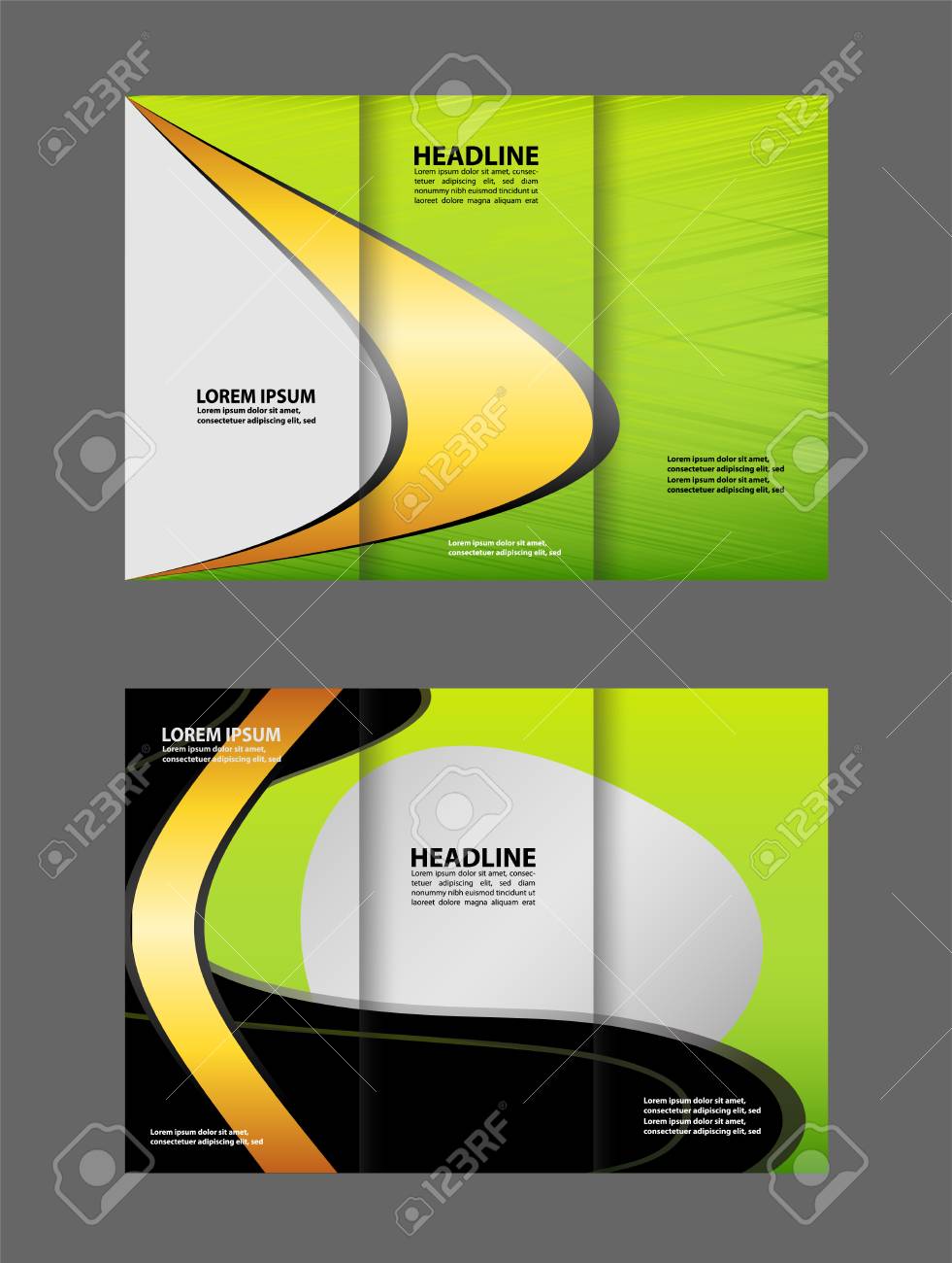 Tri-fold Brochure Template Business, Two-sided Template Design Pertaining To Double Sided Tri Fold Brochure Template