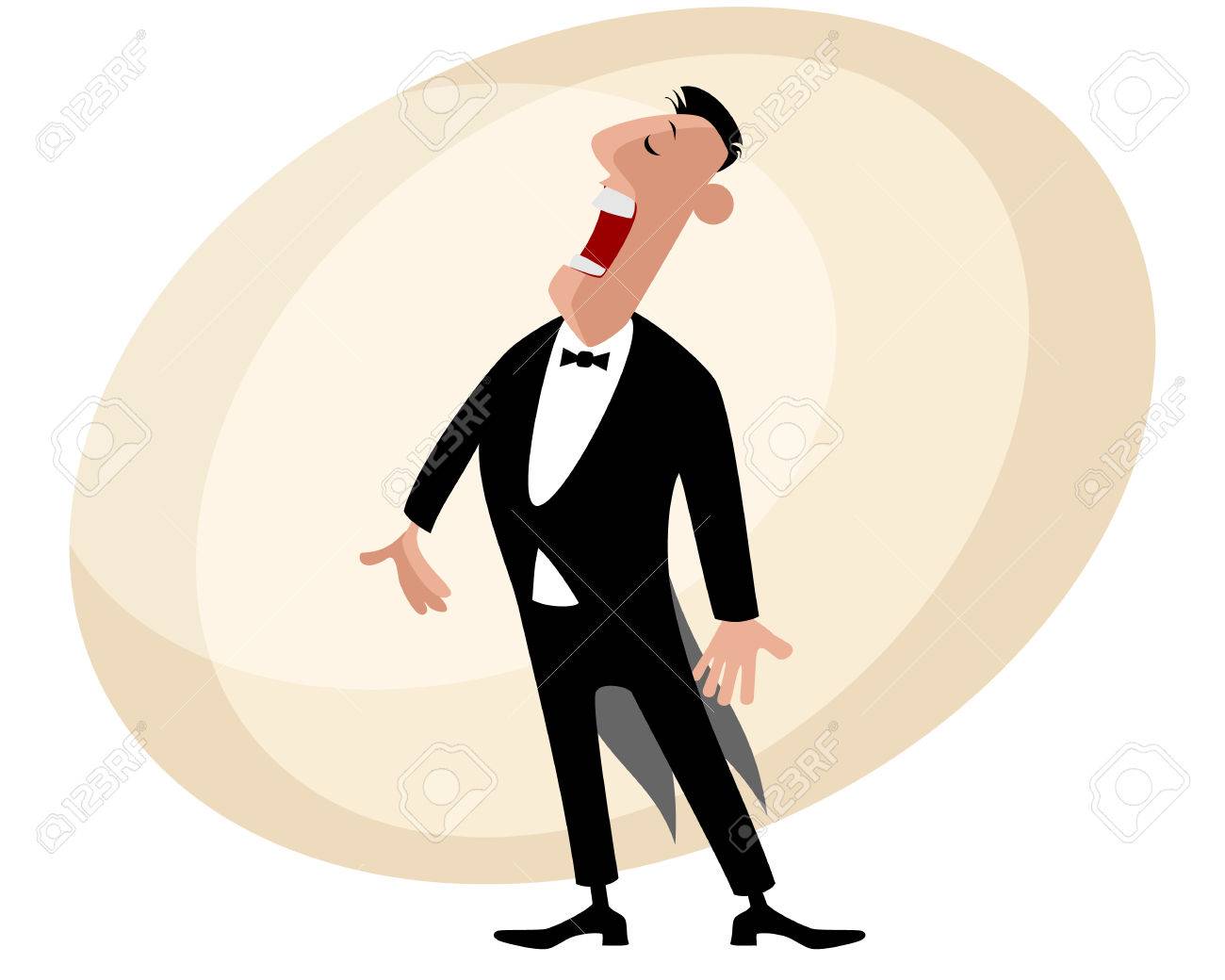 人気歌手のイラスト のイラスト素材 ベクタ Image