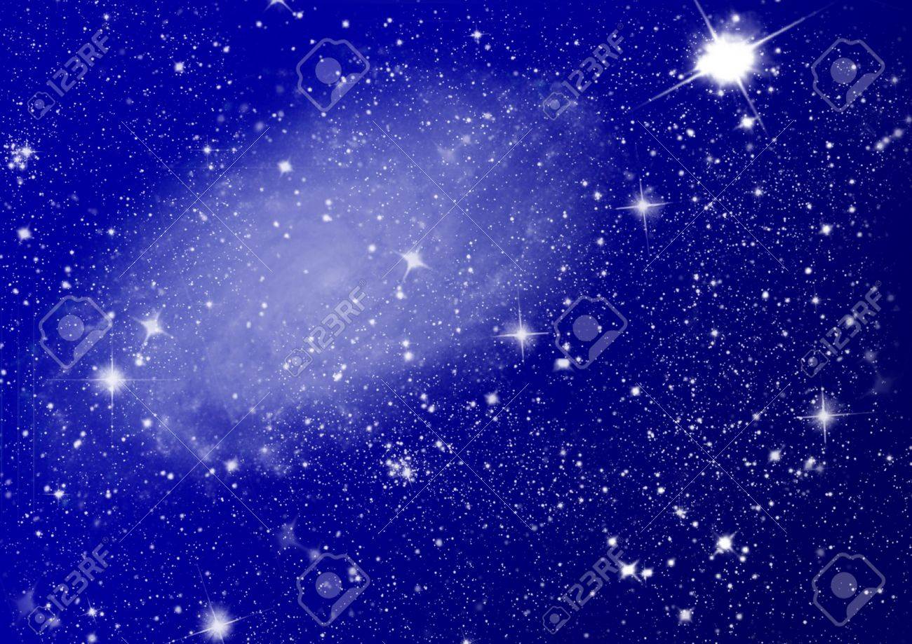 Drawing Of The Night Sky With Stars Stock Photo Picture And Royalty Free Image Image