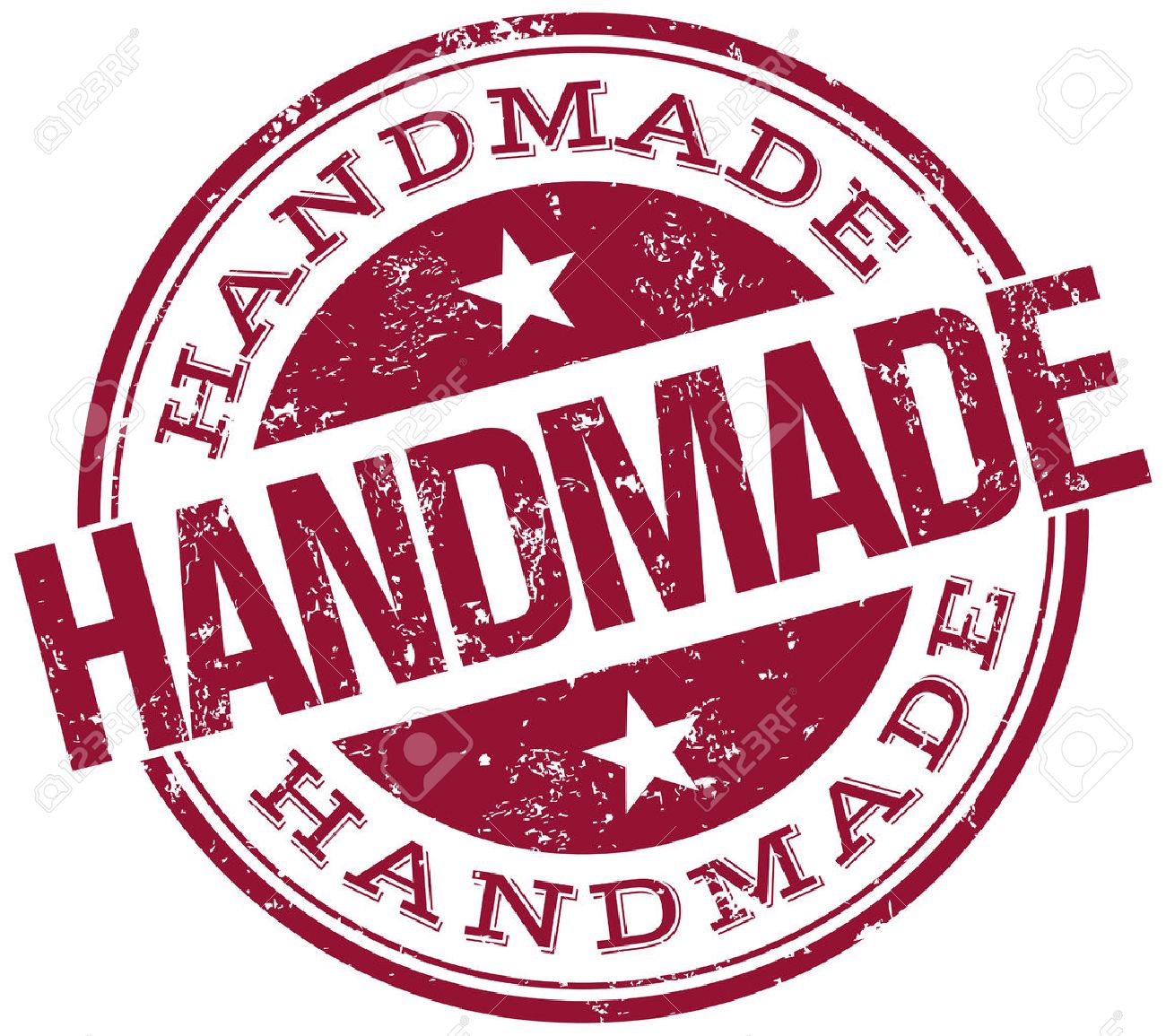 handmade stamp royalty free