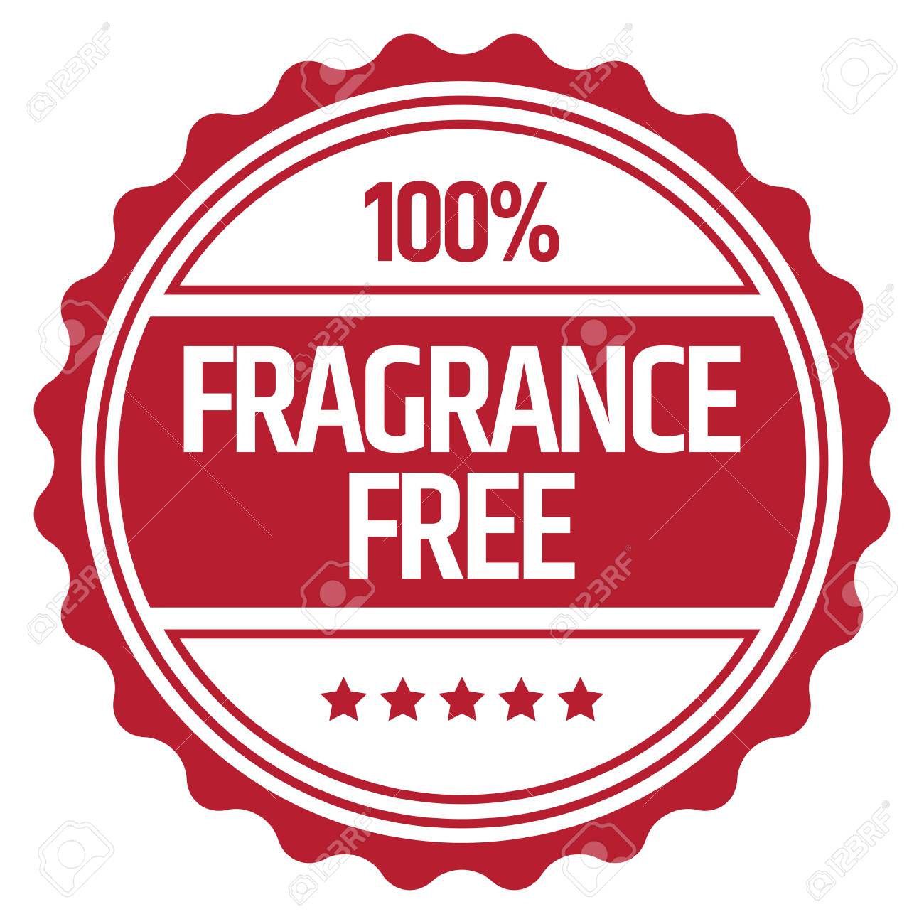Fragrance Free Stamp Royalty Free 