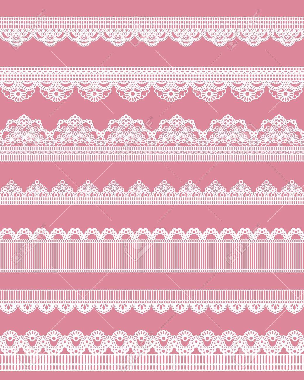 かわいいストレート レース のイラスト素材 ベクタ Image