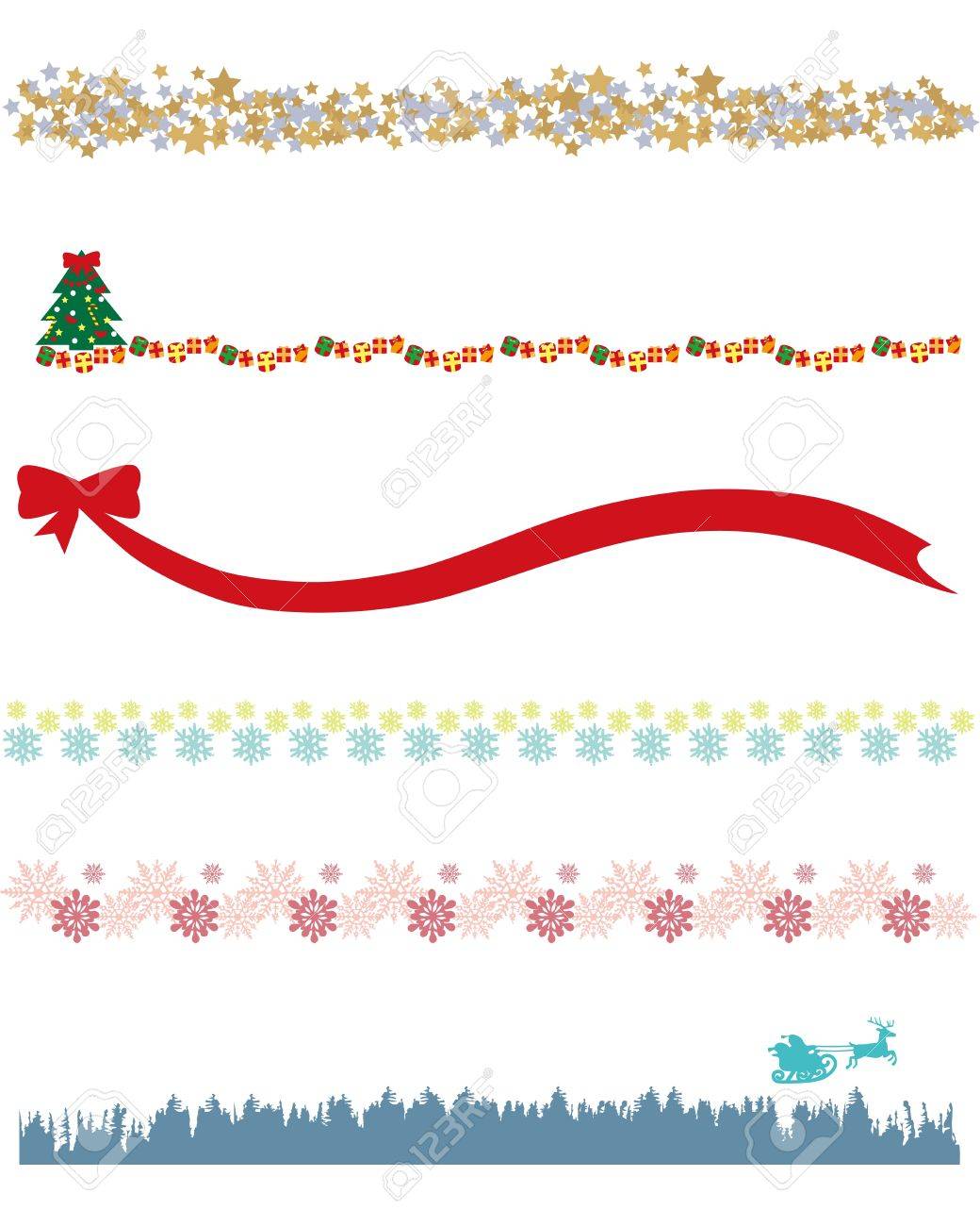 クリスマスのライン のイラスト素材 ベクタ Image