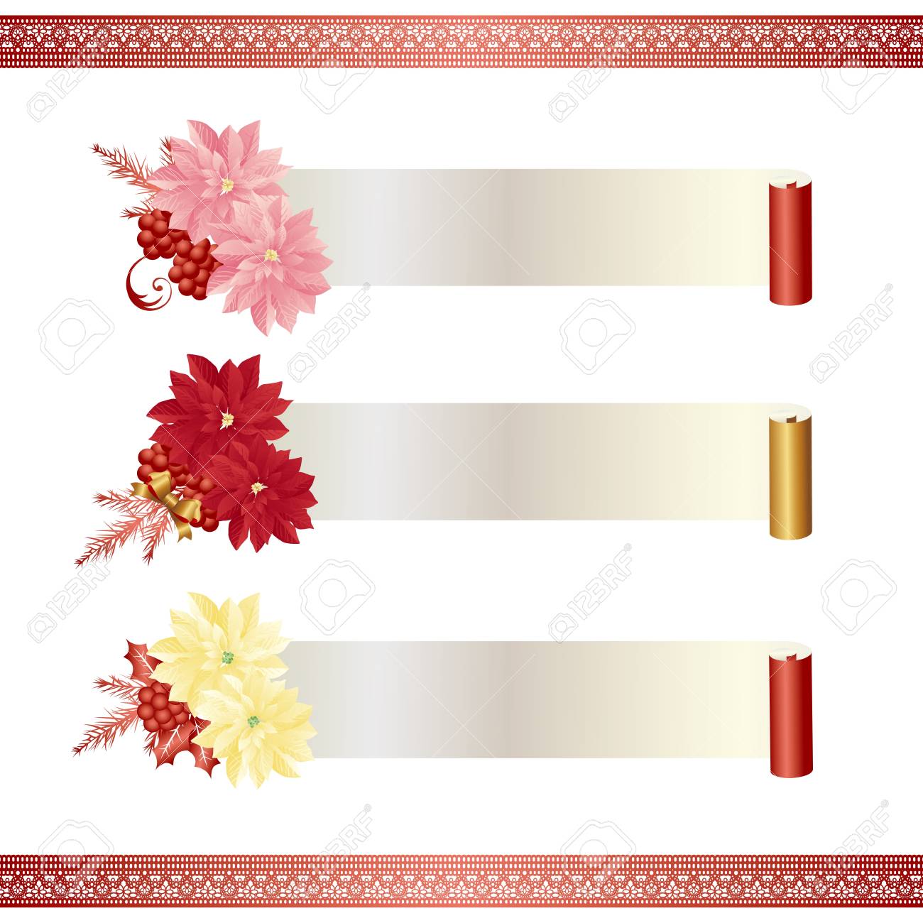 poinsettia banner