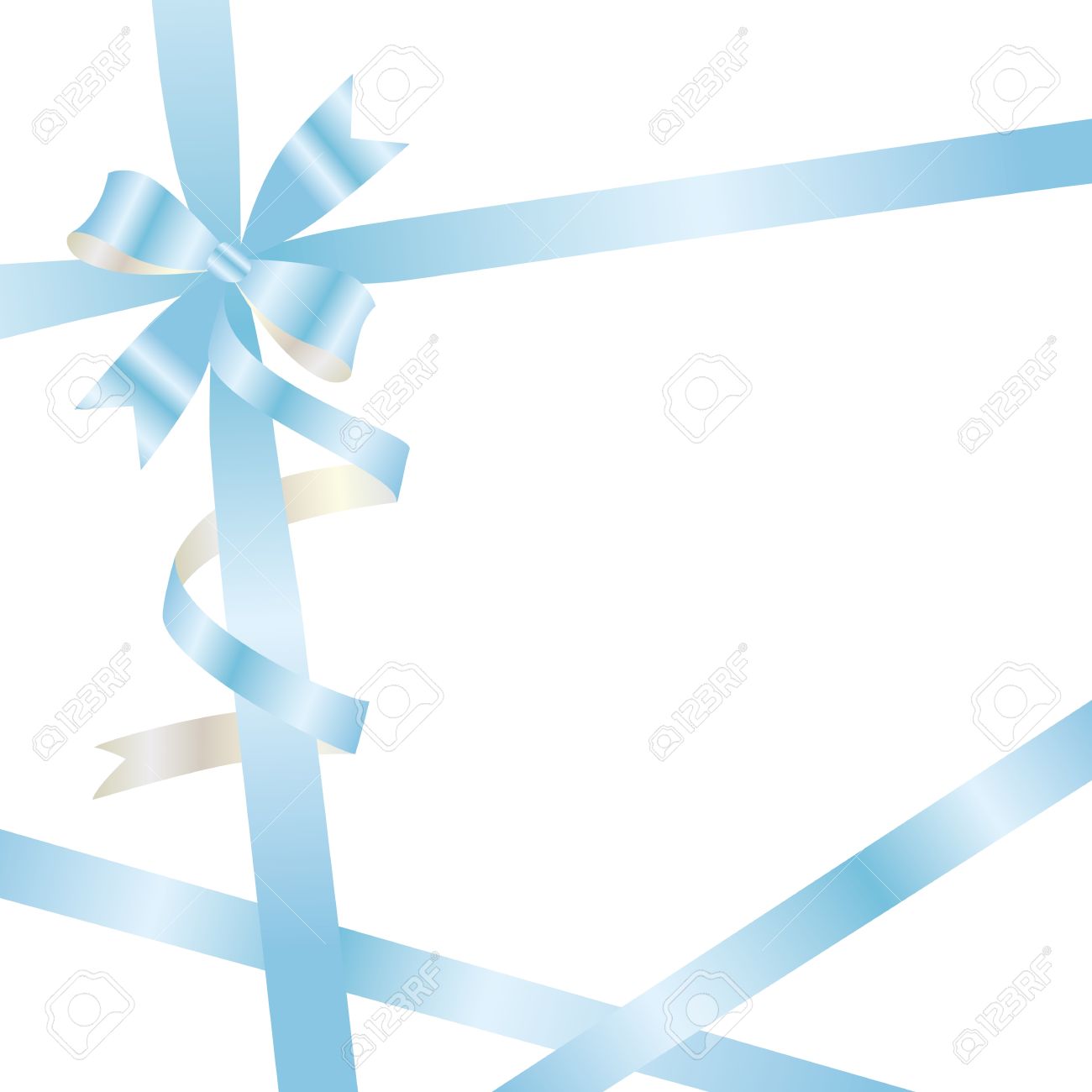 blue ribbon background
