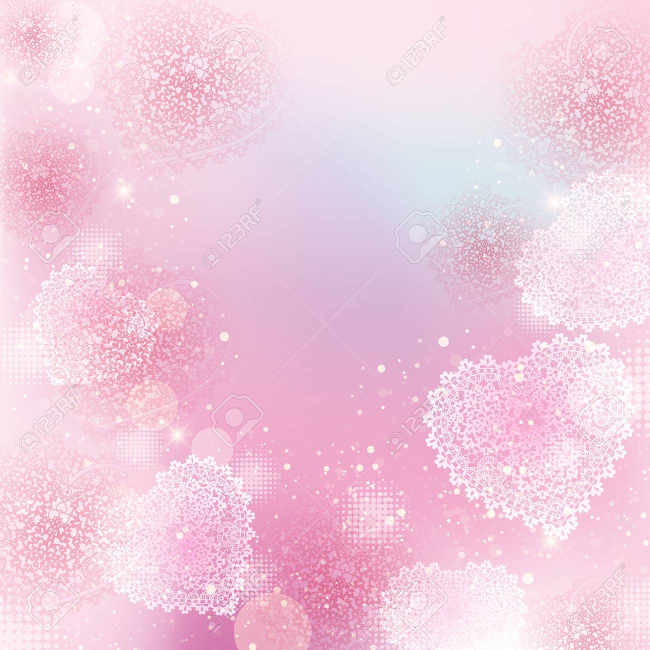 ハート背景 のイラスト素材 ベクタ Image