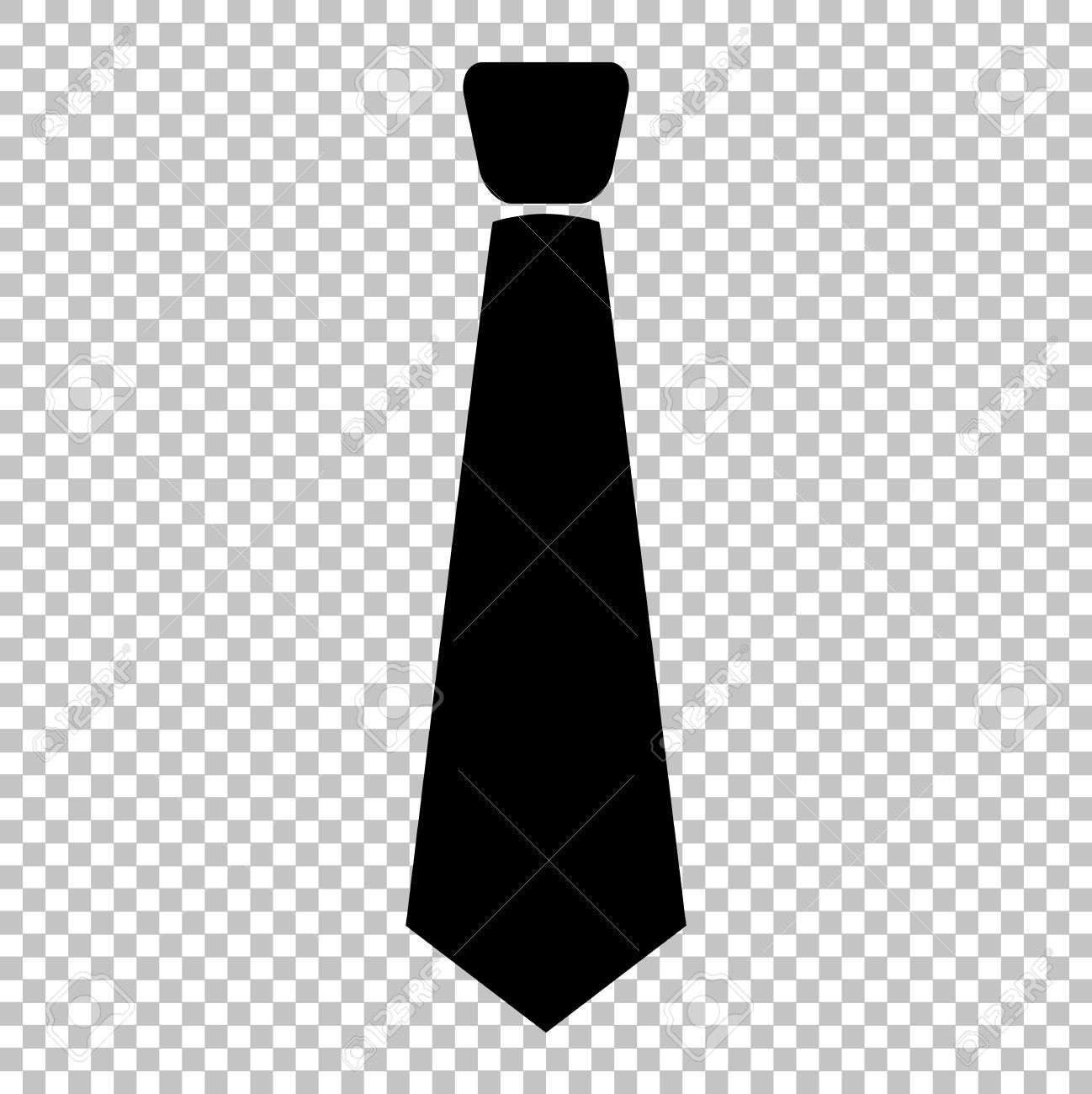tie sign flat style icon on transparent background royalty free tie background