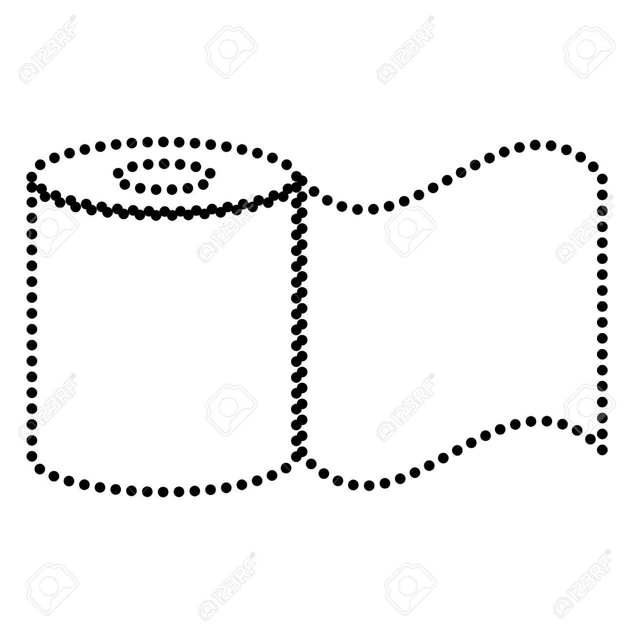 Toilet Paper Sign Dot Style Or Bullet Style Icon On White Royalty Free Cliparts Vectors And Stock Illustration Image 58320426