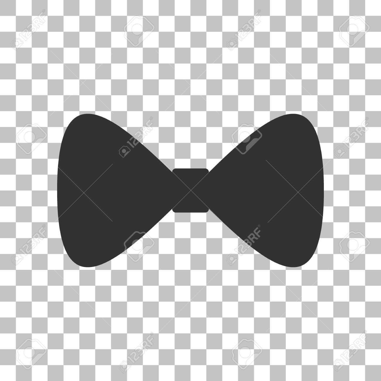 蝶ネクタイのアイコン 透明な背景に暗い灰色のアイコン のイラスト素材 ベクタ Image 5159