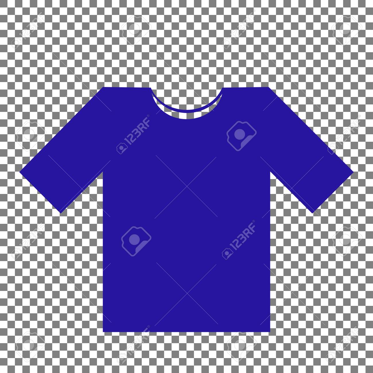 T Shirt Sign Illustration Blue Icon On Transparent Background Royalty Free Cliparts Vectors And Stock Illustration Image