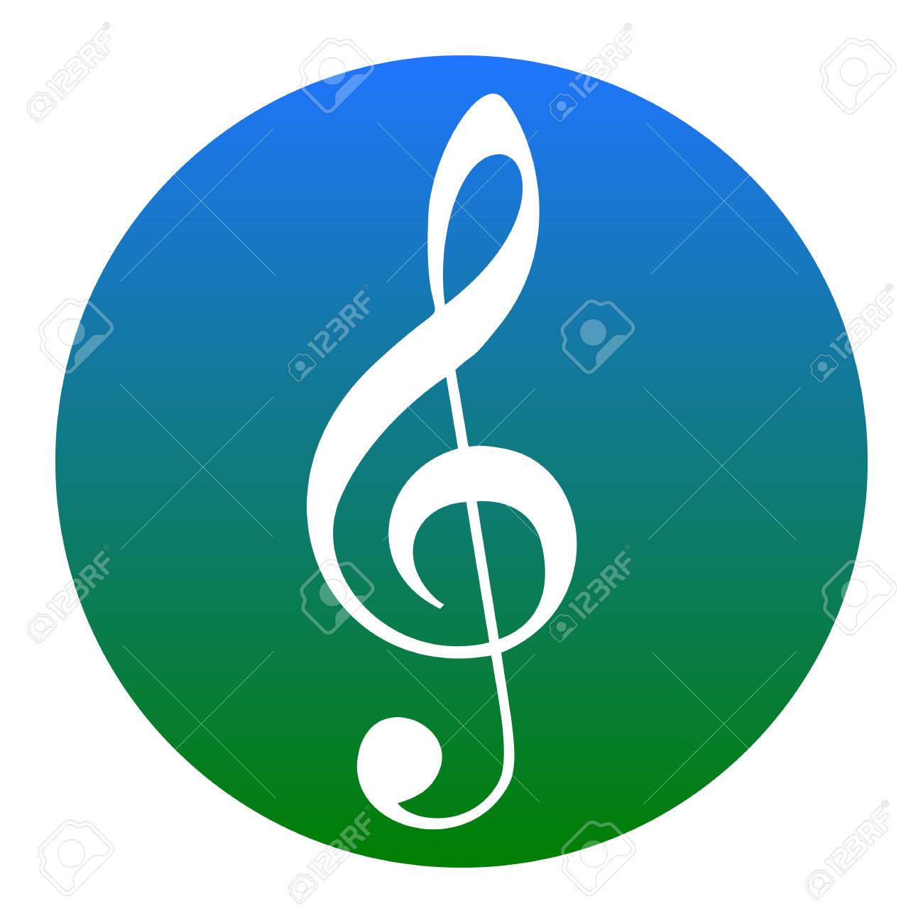 music violin clef sign g clef treble clef vector white icon music clef