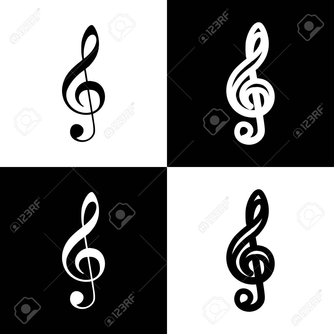 music violin clef sign g clef treble clef vector black and clef treble