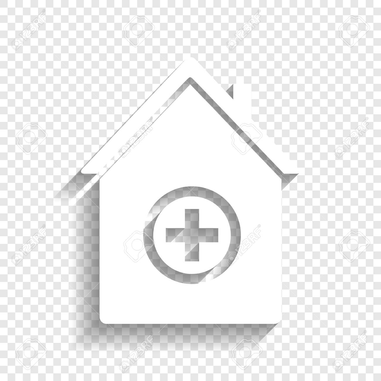 病院サイン イラスト ベクトル 透明な背景にソフト シャドウのついた白いアイコン のイラスト素材 ベクタ Image 病院サイン イラスト ベクトル 透明な背景にソフト シャドウのついた白いアイコン のイラスト素材 ベクタ Image