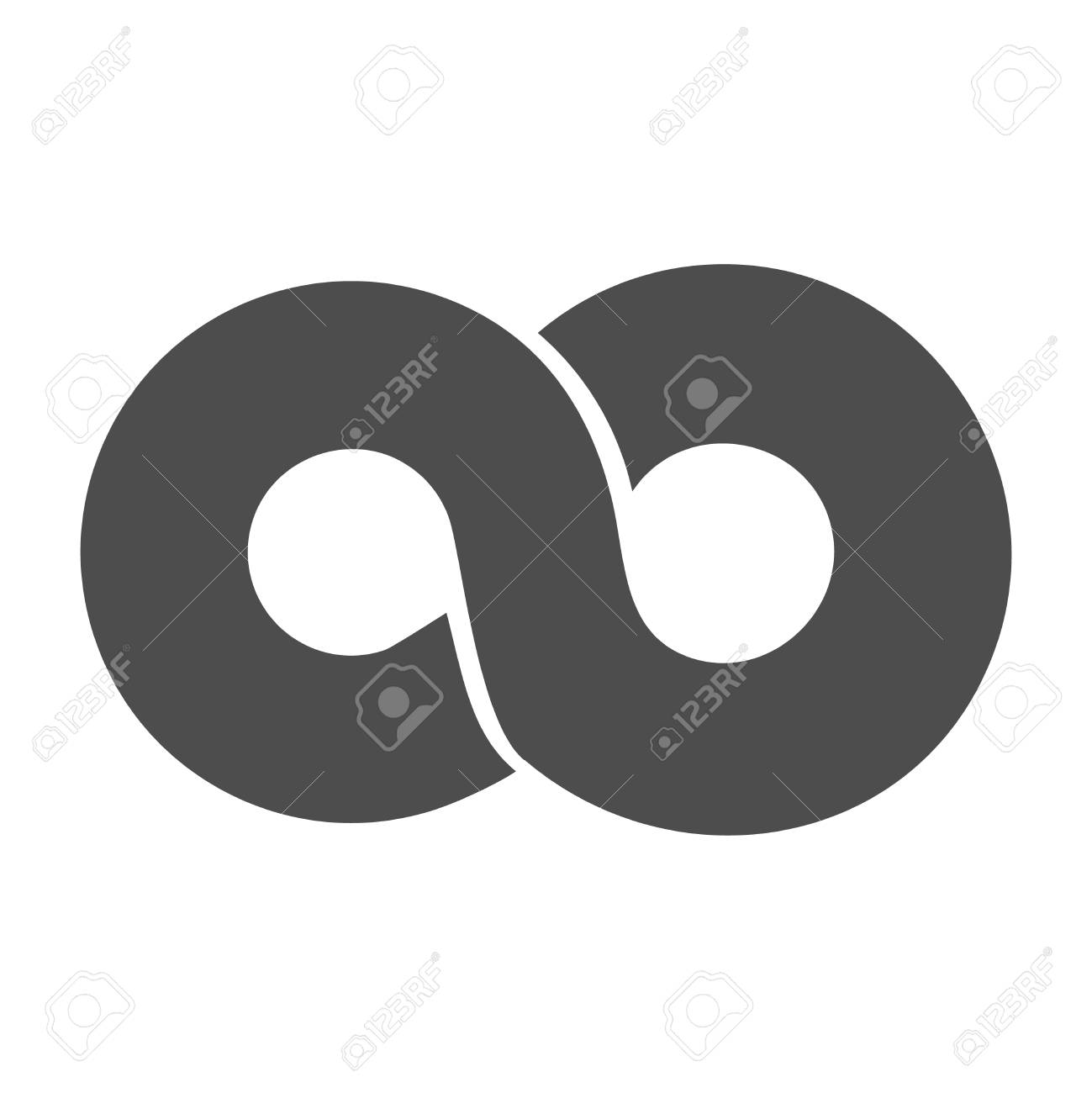 infinity symbol loop figure 8 icon eternity logo sign in original