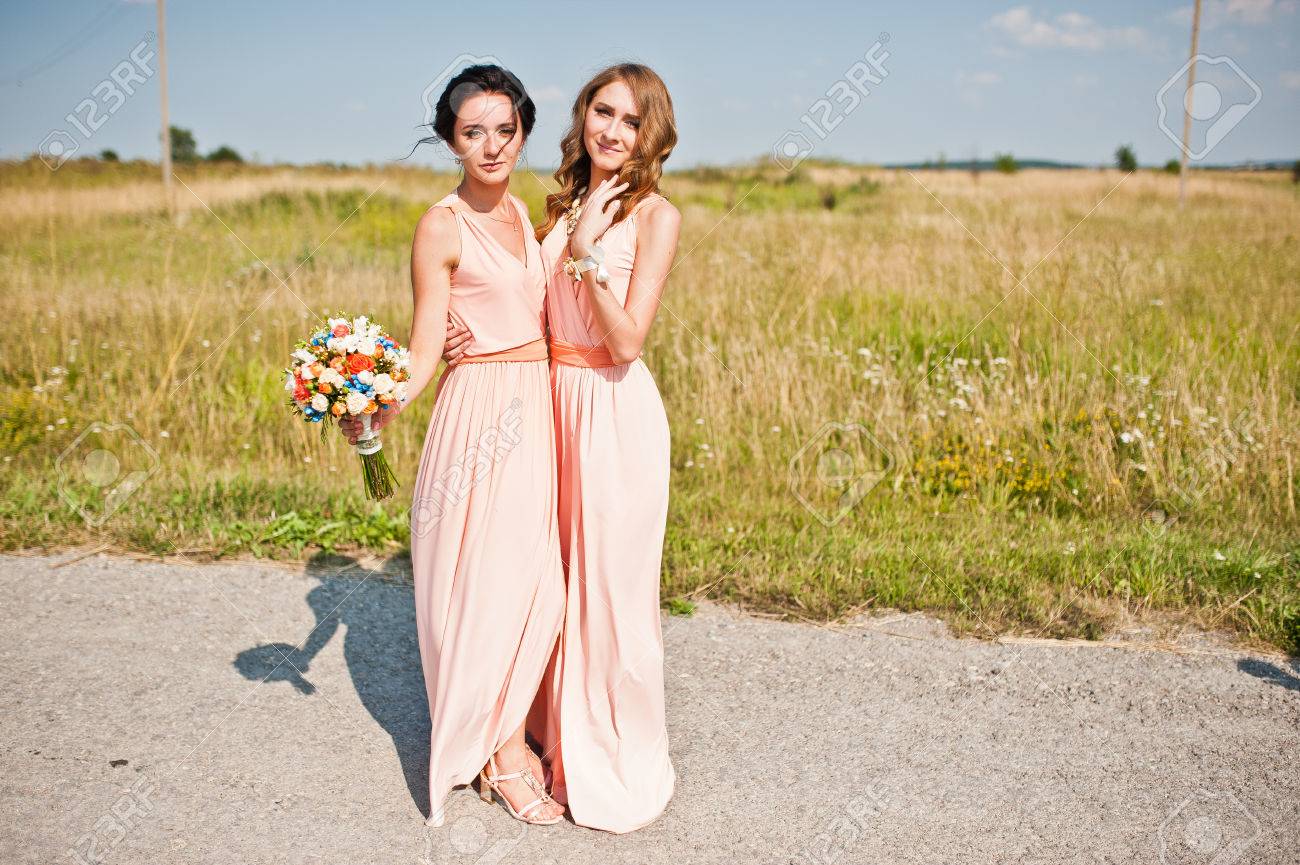 two bridesmaids