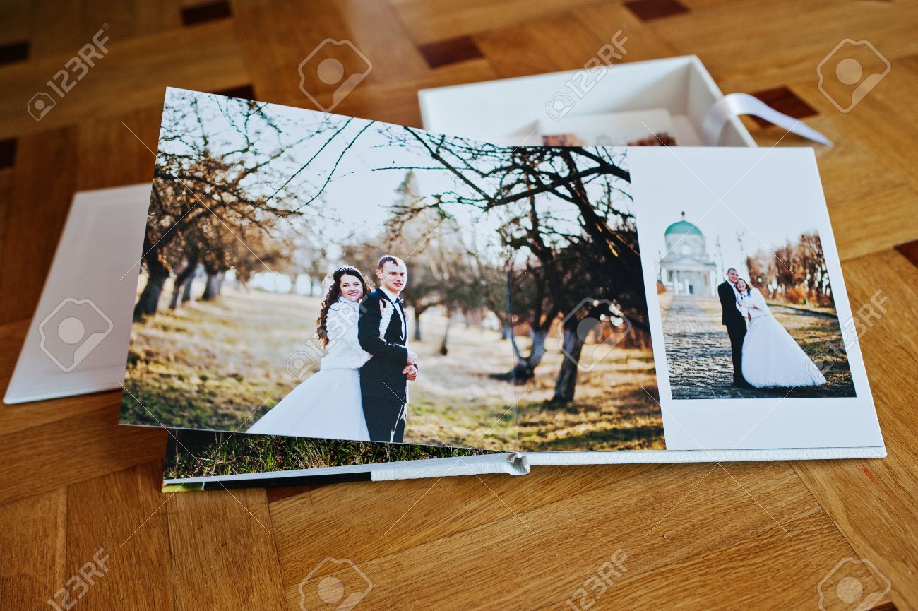 white wedding album