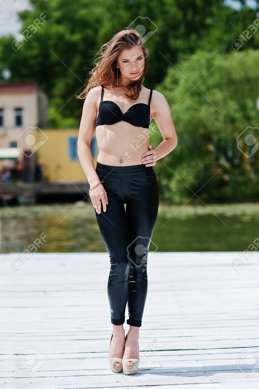 Black Leather Leggings Sexy Girls