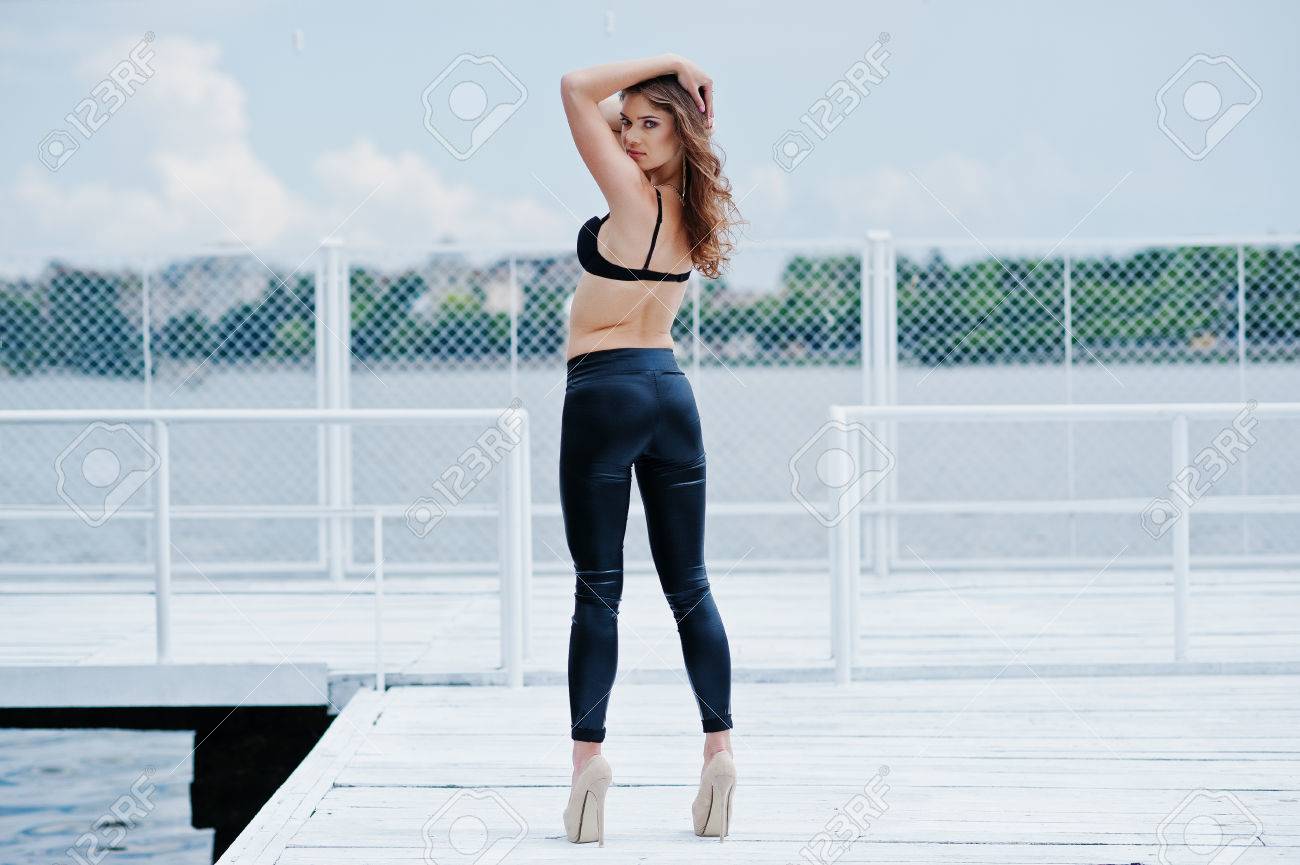 Black Leather Leggings Sexy Girls