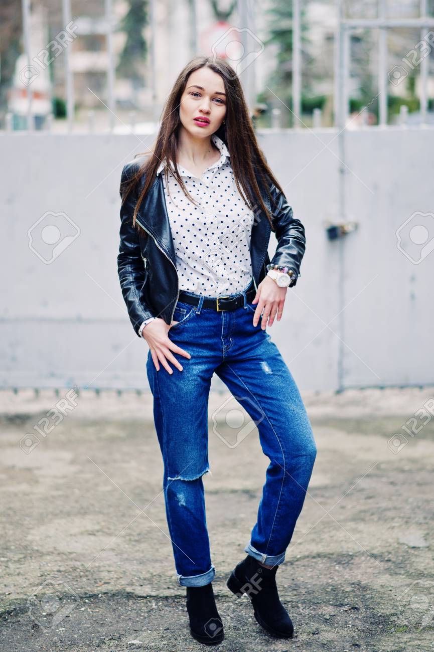 jeans wear girl image
