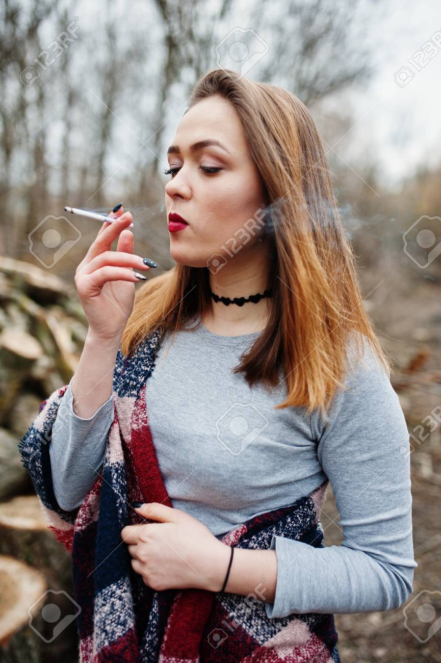 Young Girl Smoking Young Girl Smoking
