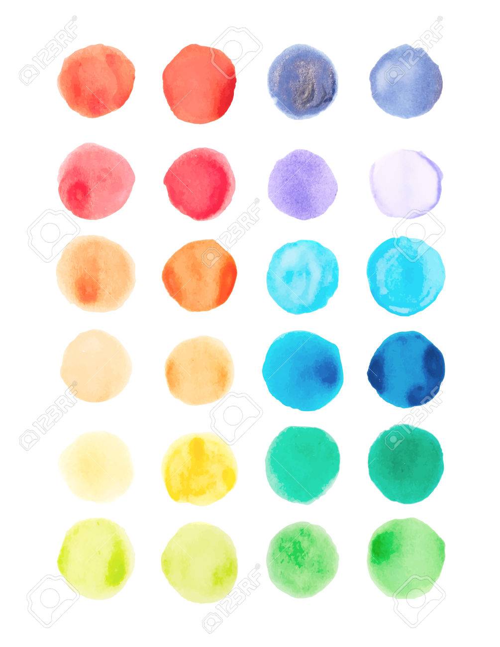 水彩絵の具パレット ベクトル イラスト のイラスト素材 ベクタ Image