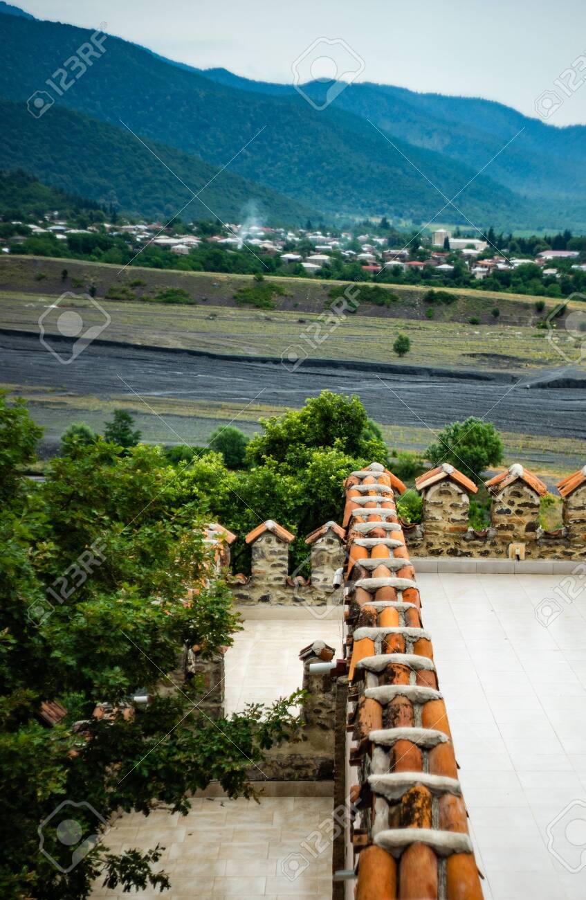 Castle On Hill Top Close To Kvareli Town In Kakheti Area, Georgia Stock  Photo, Picture and Royalty Free Image. Image 125337425., image size:847x1300