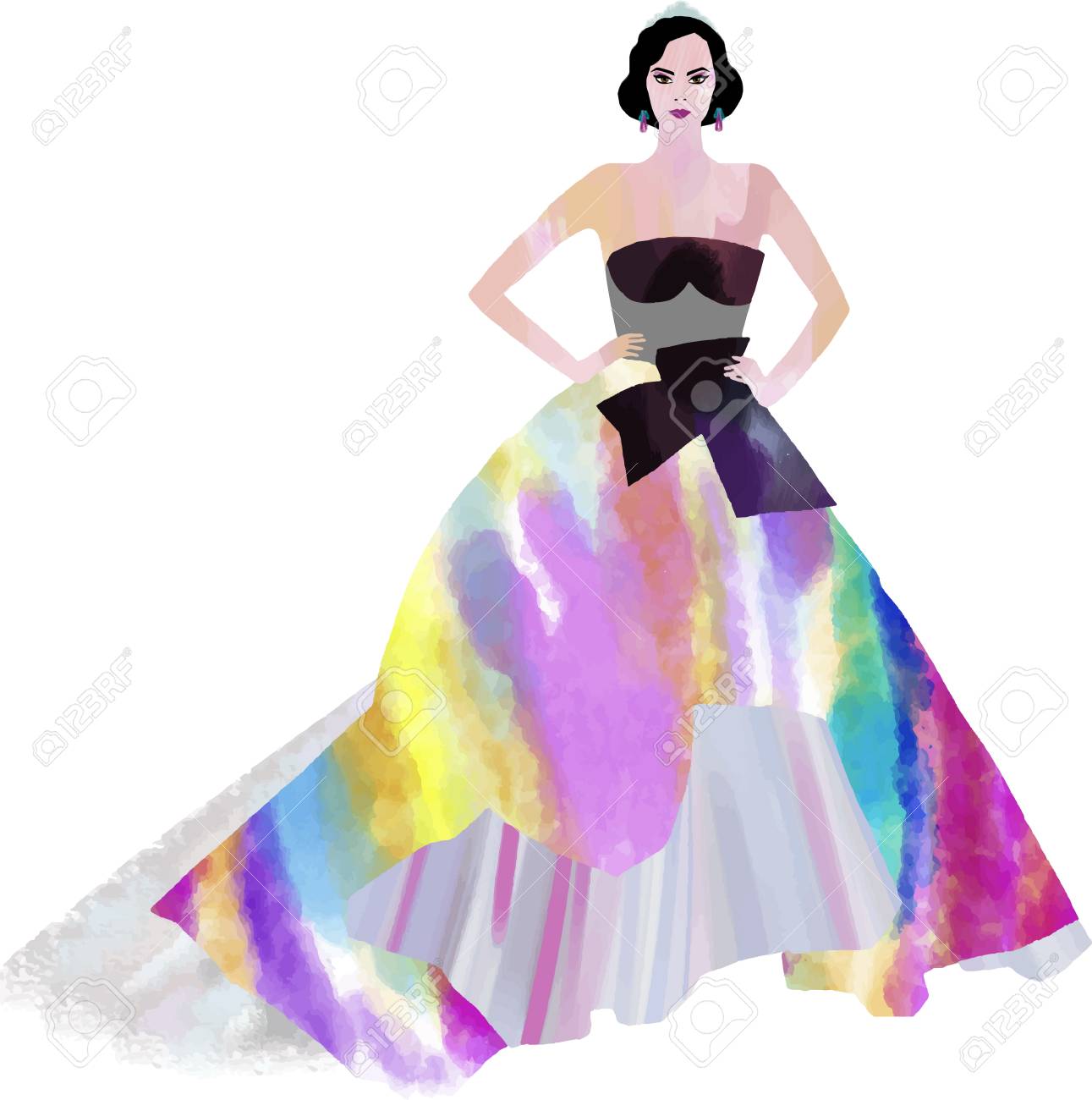 rainbow colored outfits