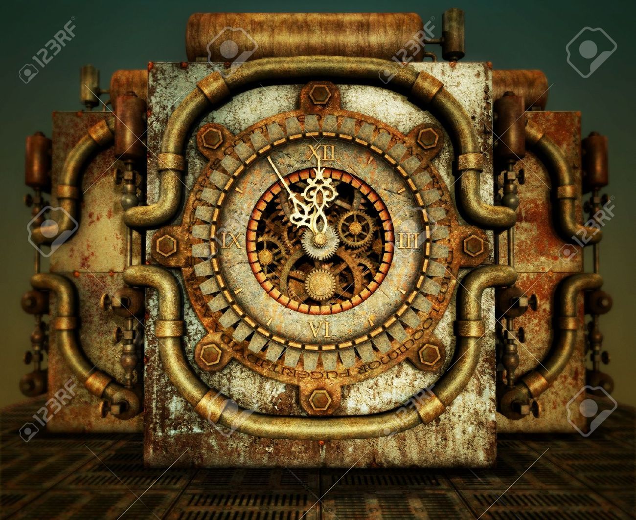 A Clock In Steampunk Style Stock Photo Picture And Royalty Free Image Image A Clock In Steampunk Style Stock Photo Picture And Royalty Free Image Image
