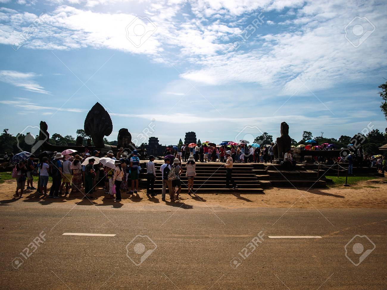 Camboya Khmer Asia Atraccion Turistica Personas Al Viajero Via