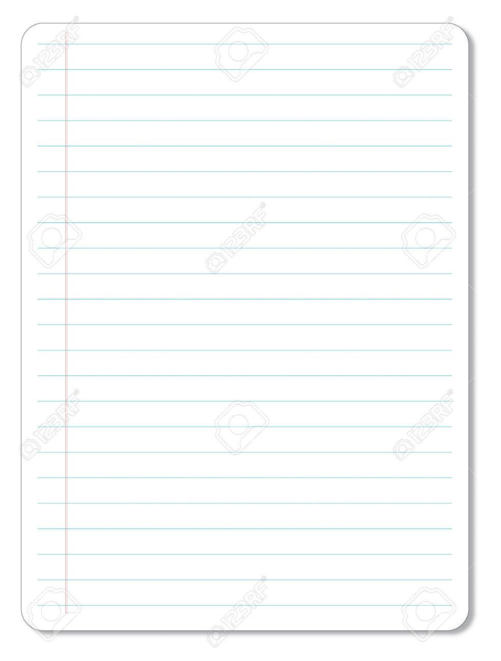 ノート用紙の背景 のイラスト素材 ベクタ Image