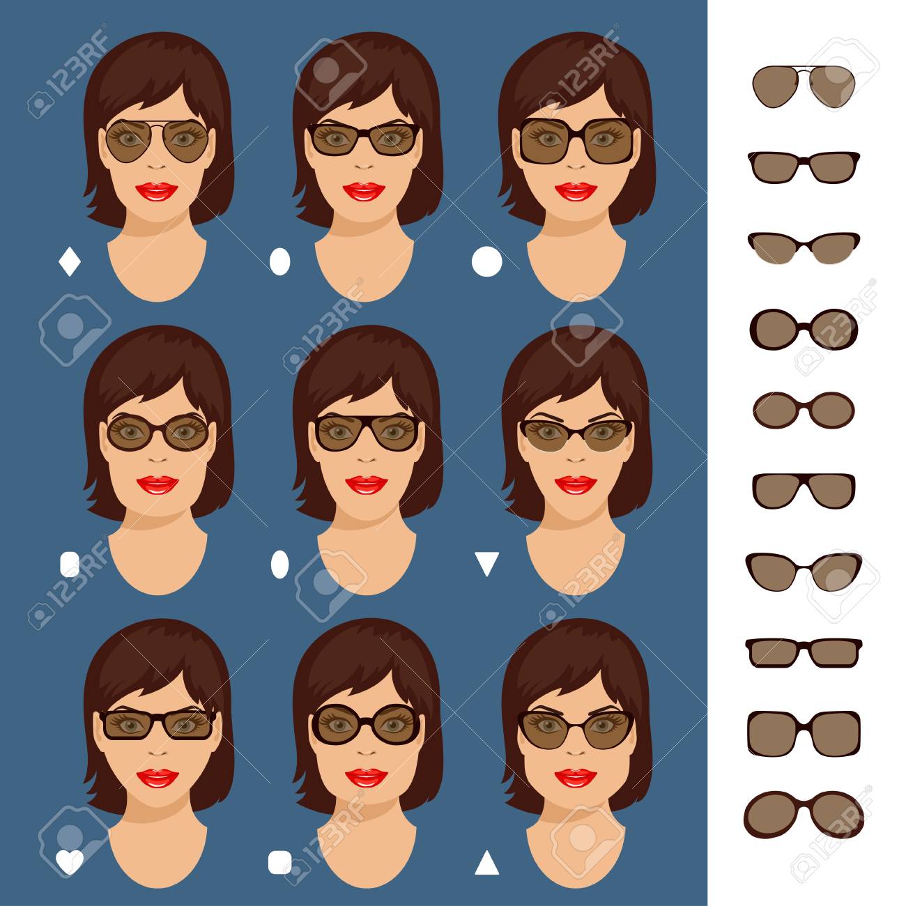 Lentes Para Cara Ovalada Mujer Lentes Para Cara Triangular Glasses