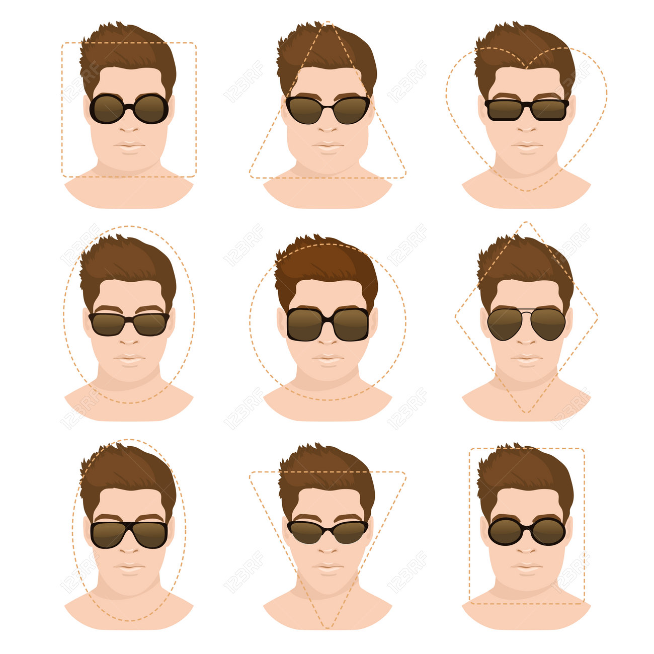 sunglasses for triangle face