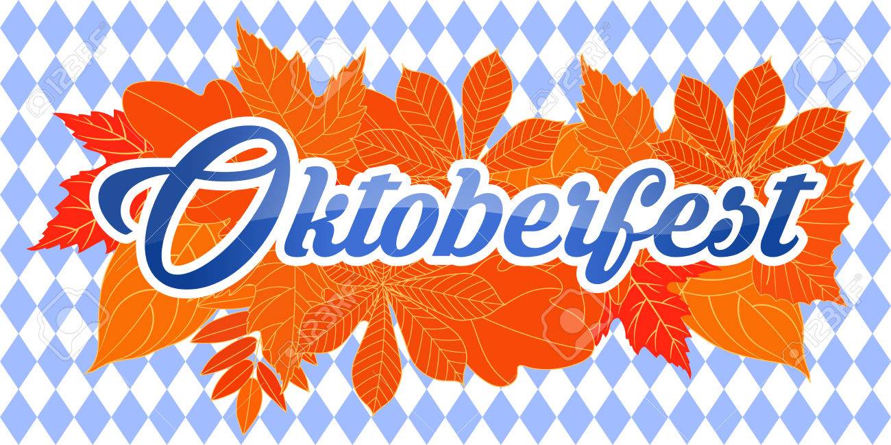 秋のビール祭り オクトーバーフェストのエンブレムを残します ドイツの秋祭りオクトーバーフェスト 招待状の休日 オクトーバーフェストのステッカー ポスター デザイン Web デザイン ロゴの作成 フレア のイラスト素材 ベクタ Image