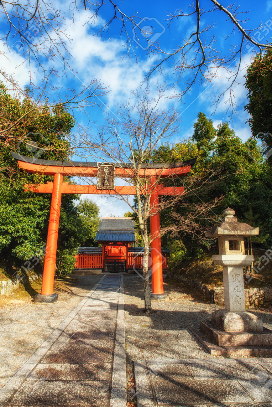 Kyoto Japan December 28 18 Torii Gate At Tenryuji Temple Arashiyama Kyoto The Tenryuji Is Beautiful And Long Historical In Kyoto Japan Stock Photo Picture And Royalty Free Image Image