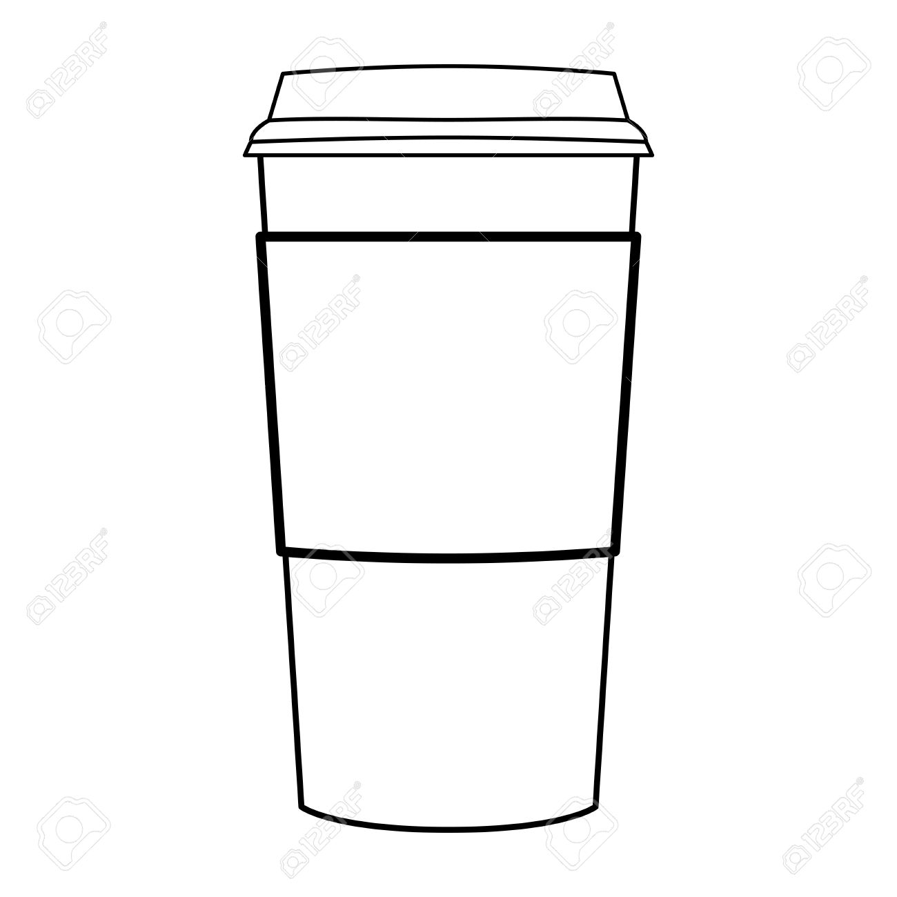 Paper Coffee Cup Vector Paper Coffee Cup Vector