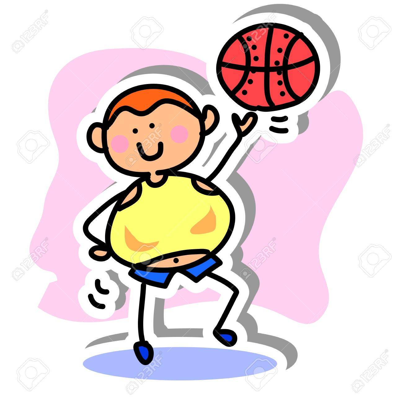 Cartoon Hand Drawing Children Sport Icon Royalty Free Cliparts Vectors And Stock Illustration Image