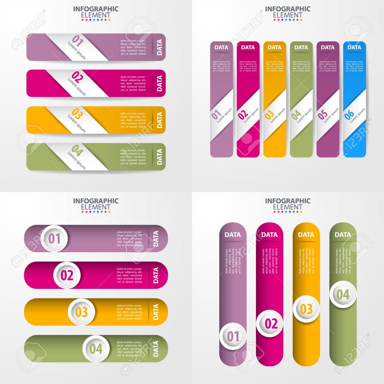 business infographics strategy timeline design template