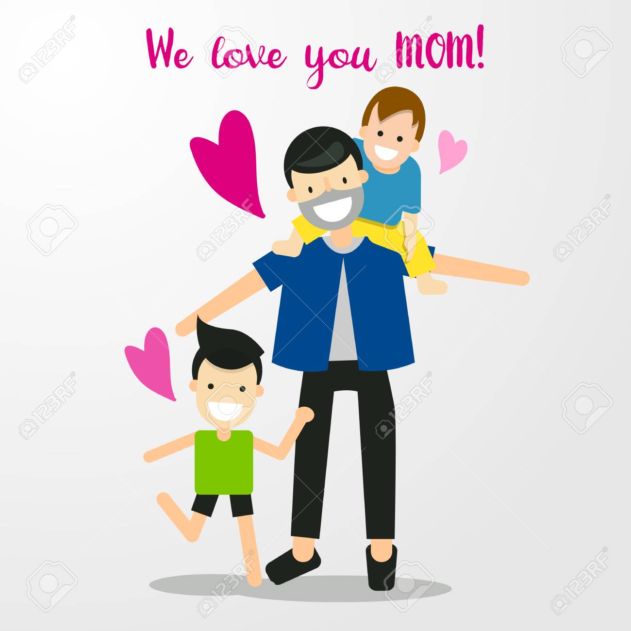 Cartoon Character Happy Family Love Mom Happy Mothers Day Dad Royalty Free Cliparts Vectors And Stock Illustration Image Cartoon Character Happy Family Love Mom Happy Mothers Day Dad Royalty Free Cliparts Vectors And Stock Illustration Image