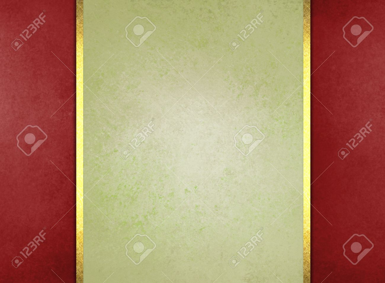 gold ribbon border