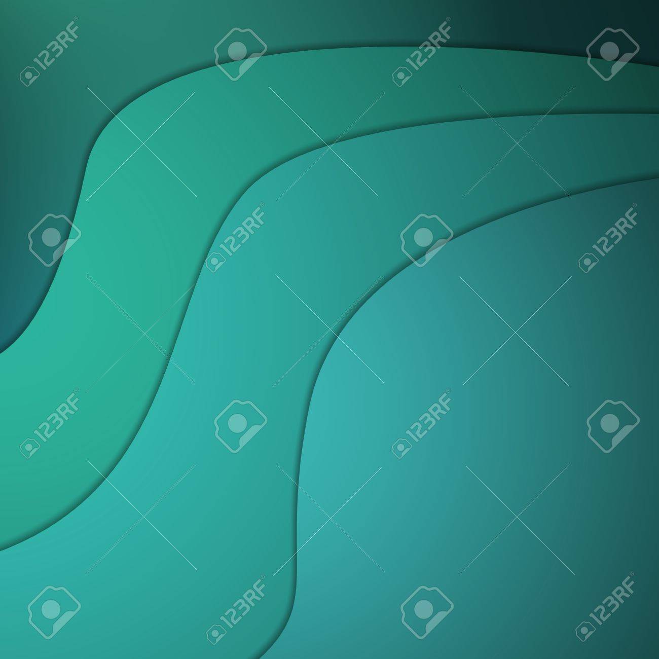 fondo ondulado verde azulado azul capas de ondas de color verde en color verde azulado