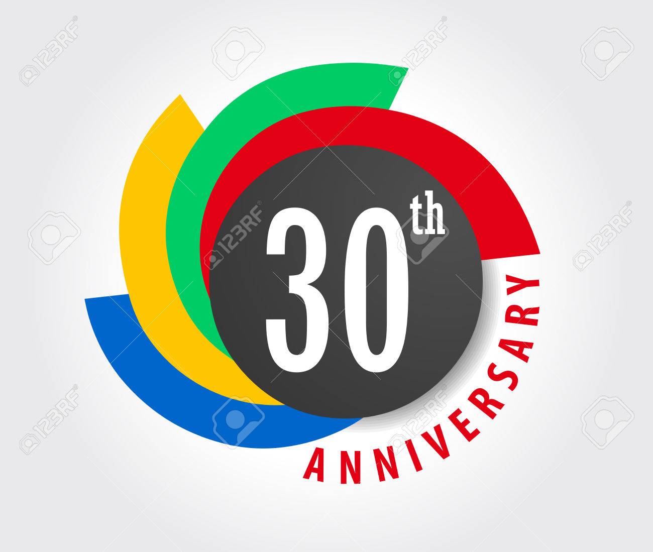 30th anniversary celebration background