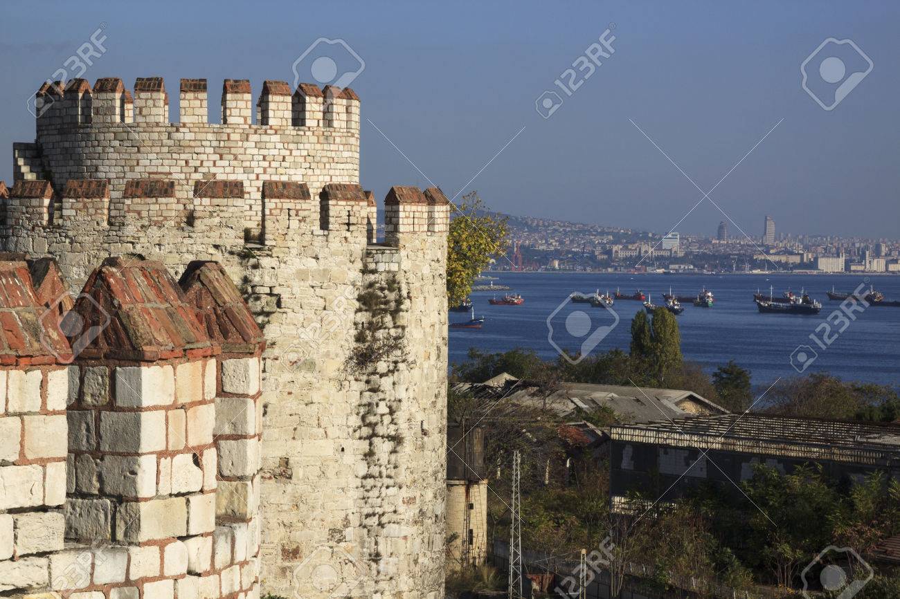 Yedikule Fortress Is A Section Walls Of Constantinople It Was Stock Photo Picture And Royalty Free Image Image 35312256