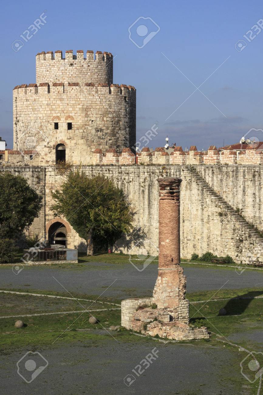 Yedikule Fortress Is A Section Walls Of Constantinople It Was Stock Photo Picture And Royalty Free Image Image 35312257