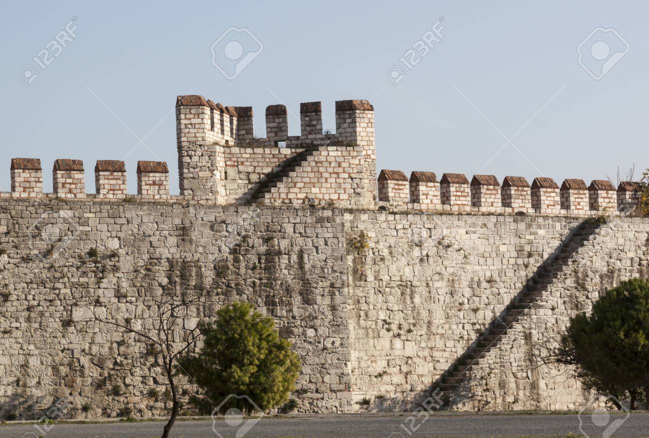 Yedikule Fortress Is A Section Walls Of Constantinople It Was Stock Photo Picture And Royalty Free Image Image 35312264